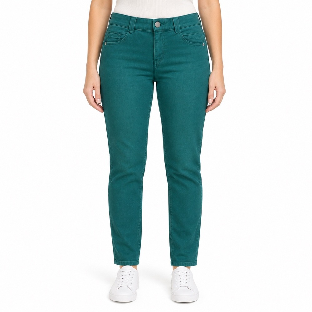 Democracy Ab solution Size 10 Green Ankle Skimmer Green Skinny Jeans